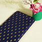 Navy Blue Banarasi Brocade 347 KRE-19222