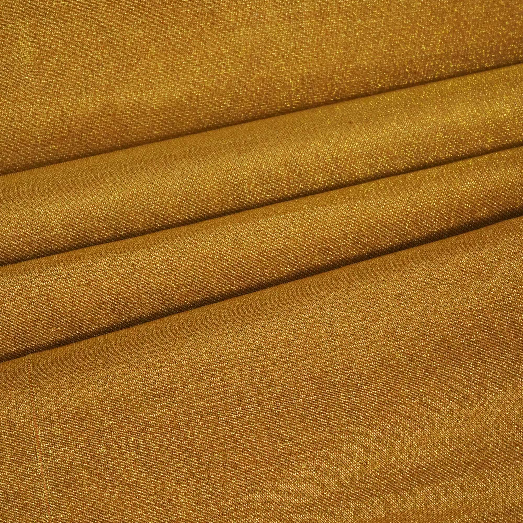 Red & Golden Zari Tissue Fabric 312 KRE-19229