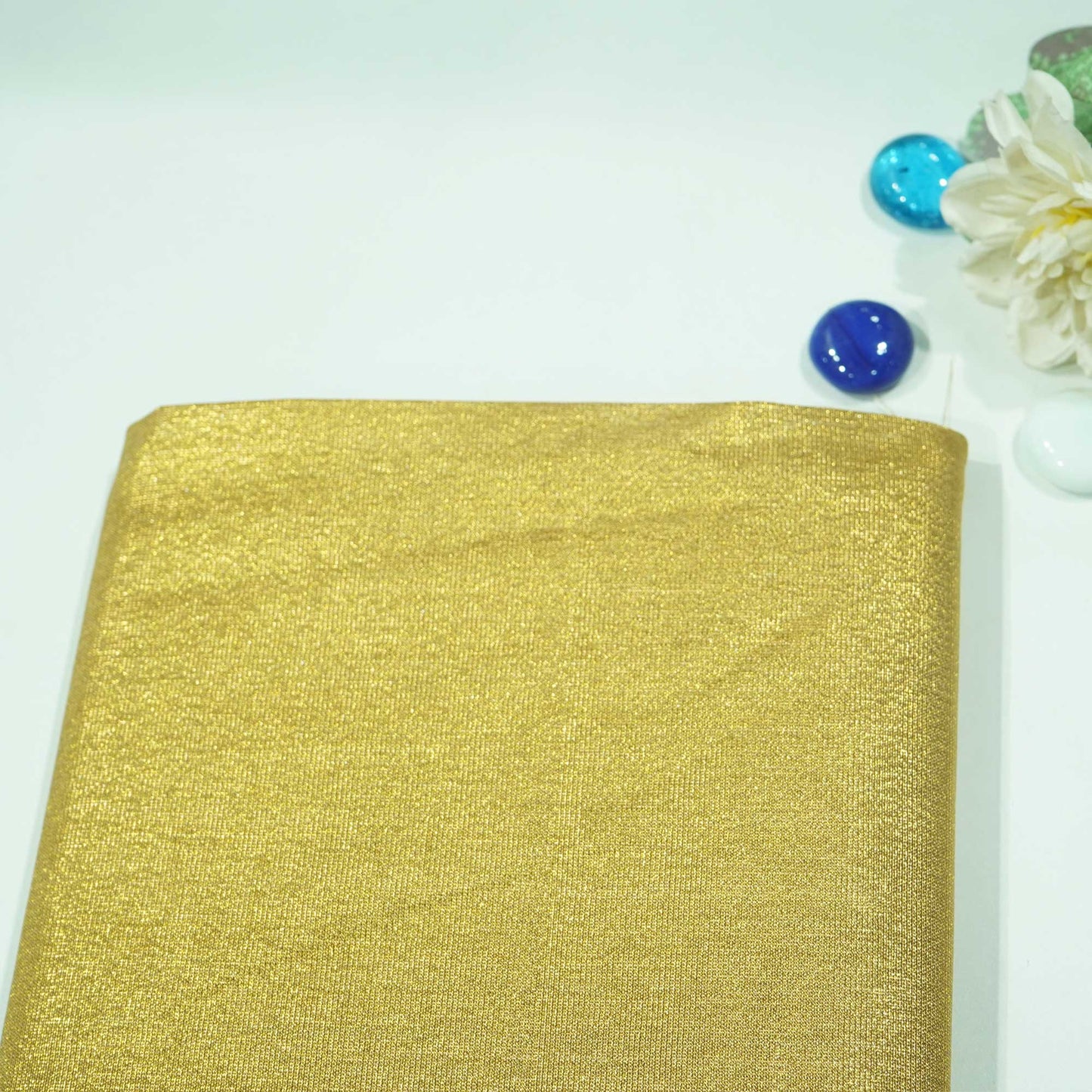 Golden Zari Tissue Fabric 313 KRE-19230