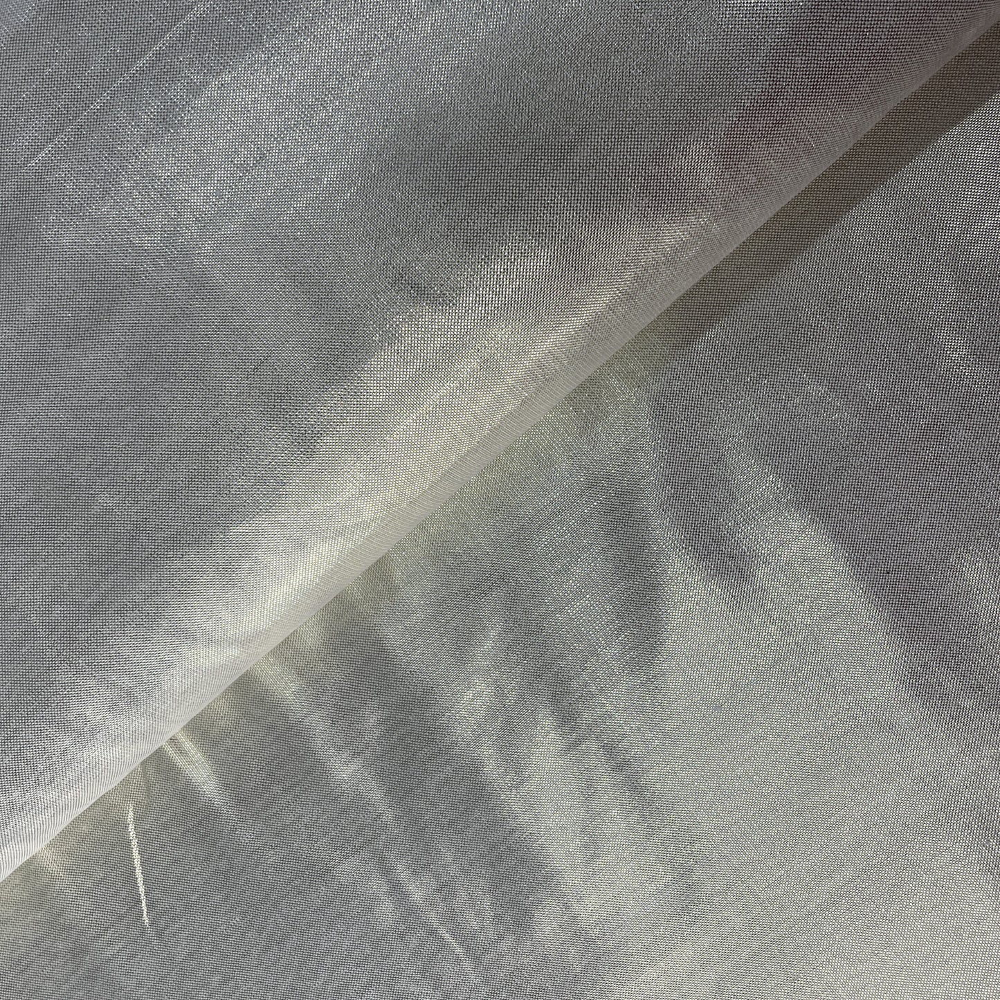 Silver & Golden Shimmer Brocade Fabric 19236