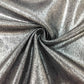 Black Solid Denim Foil Fabric CF-19324