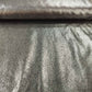 Black Solid Denim Foil Fabric CF-19324