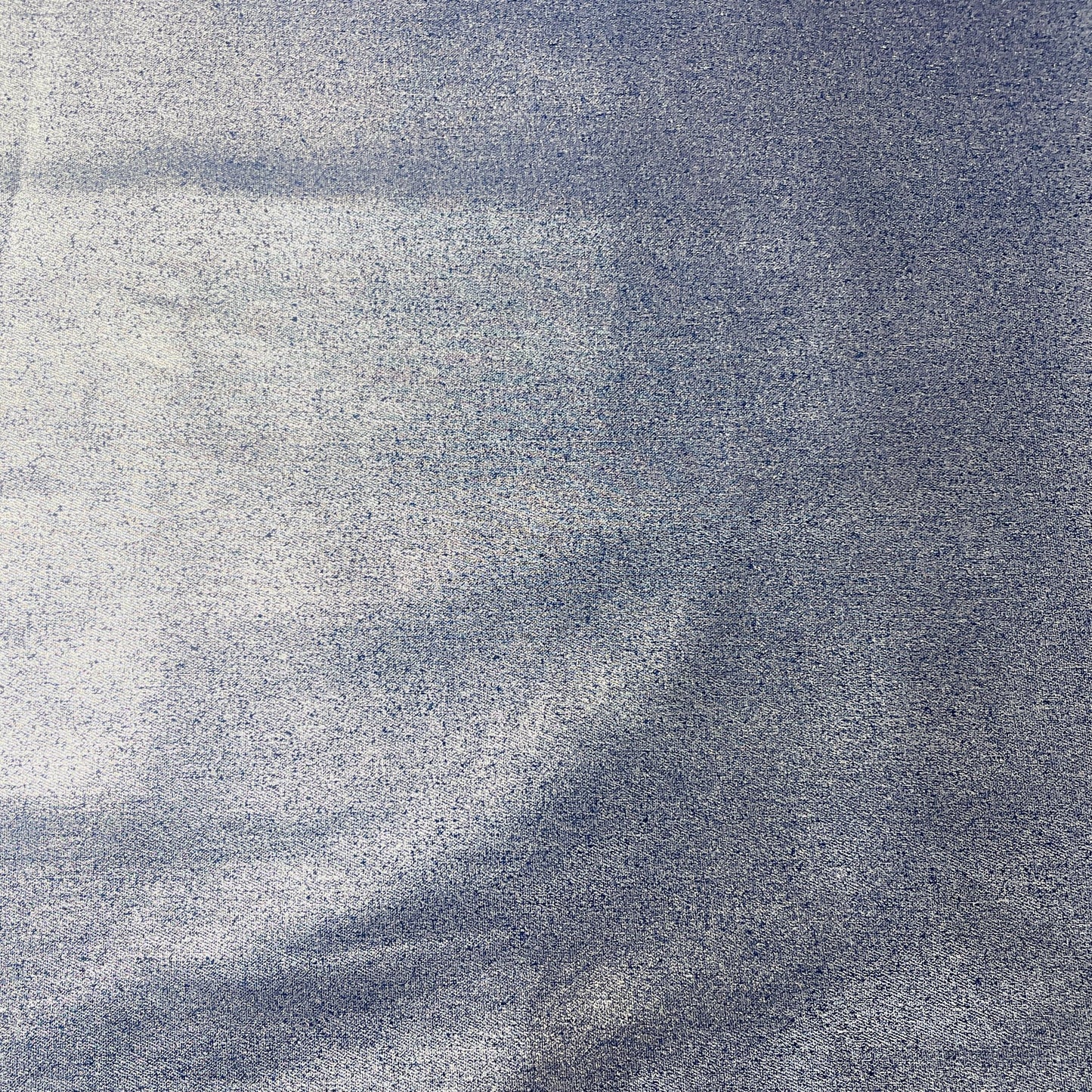 Dark Blue Solid Denim Foil Fabric 19329