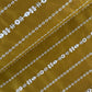 Mustard Thread Sequins Embroidery Russian Silk Fabric 19533