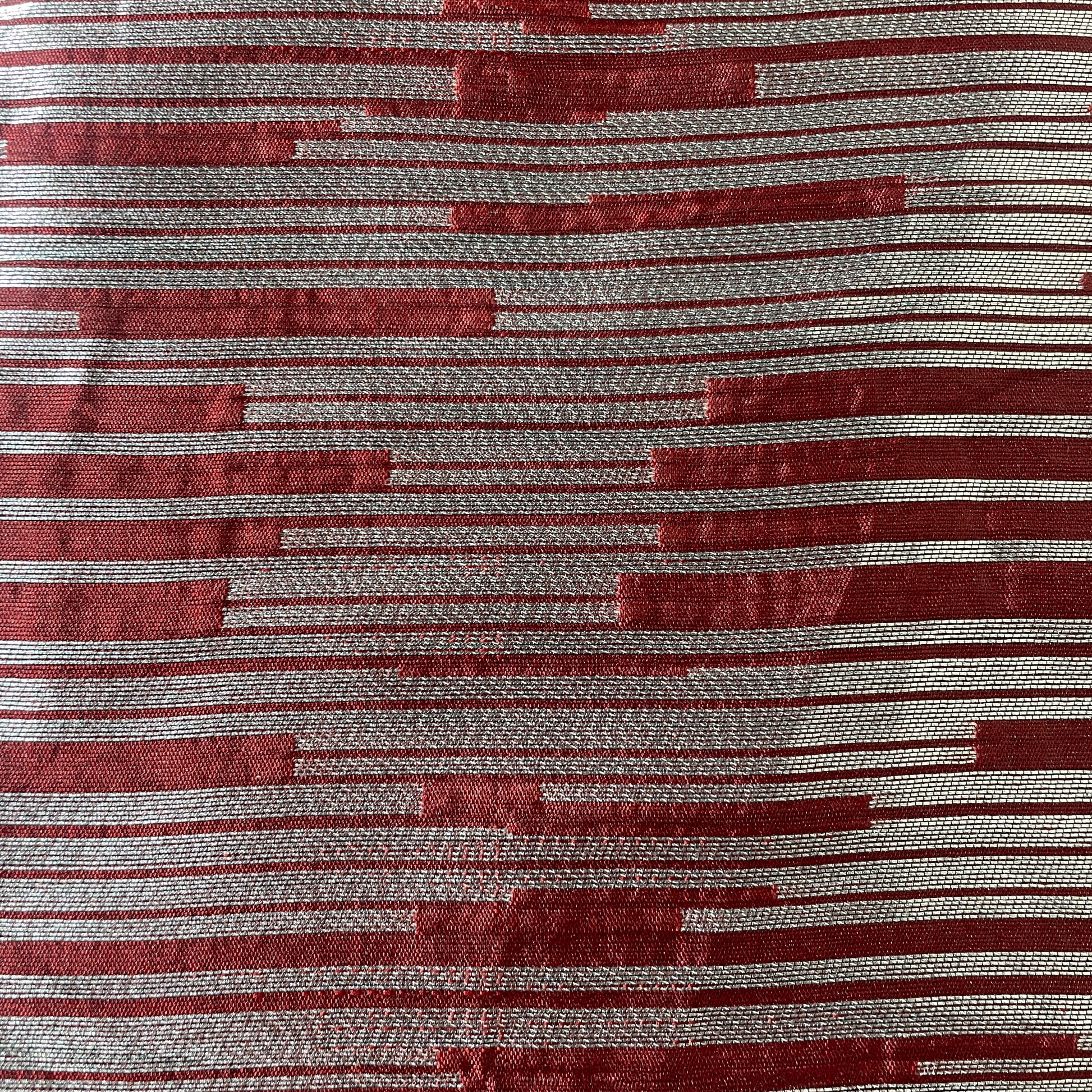 Red Brocade Fabric