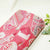 Pink Floral Embroidery Crepe Fabric 2324 KT-19554