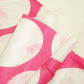 Pink Geometrical Mukaish Work Mulmul Fabric 0243 SN-19580