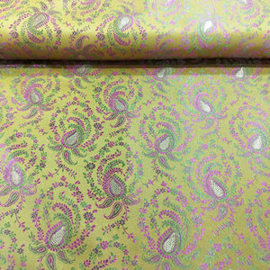 Yellow Tanchui Silk Fabric KR-19585