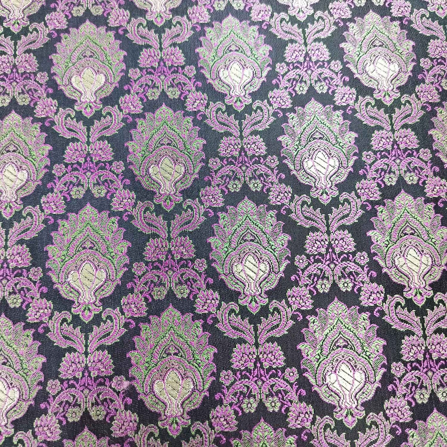 Black Tanchui Silk Fabric KR-19588