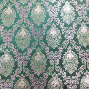 Green Tanchui Silk Fabric KR-19590