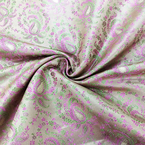 Brown Tanchui Silk Fabric KR-19591