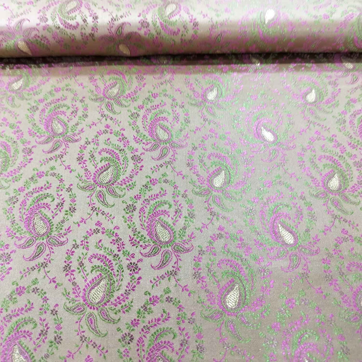 Brown Tanchui Silk Fabric KR-19591