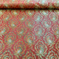 Red Tanchui Silk Fabric KR-19594