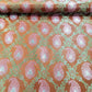 Orange Paisley Tanchui Silk Fabric KR-19627