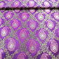 Purple Paisley Tanchui Silk Fabric KR-19629