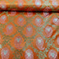 Orange Paisley Tanchui Silk Fabric KR-19633