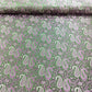 Green Paisley Tanchui Silk Fabric KR-19656