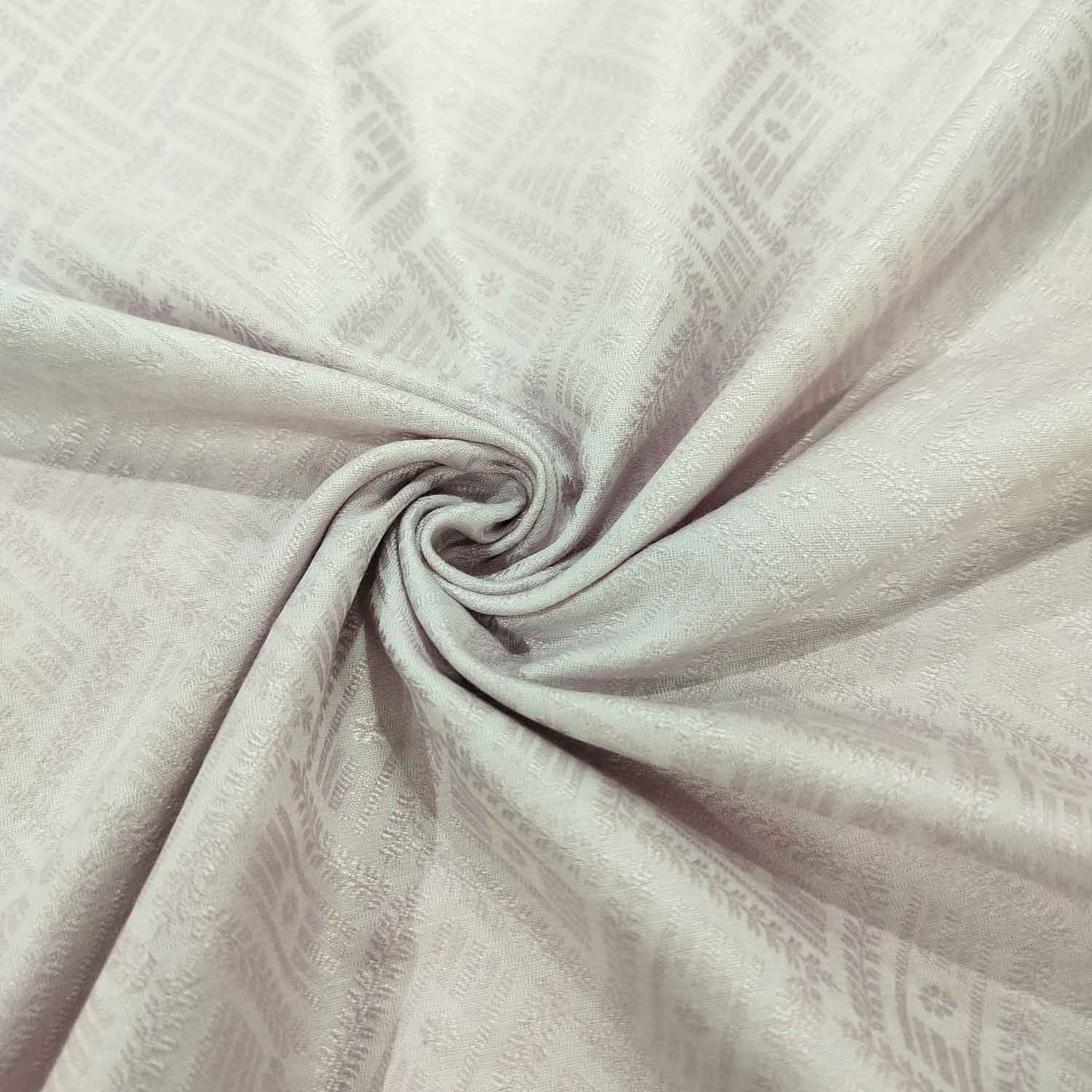 Lavender Self Tanchui Cotton Silk Fabric KR-19660