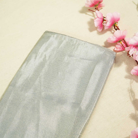 Peach Self Tanchui Cotton Silk Fabric 354 KR-19661