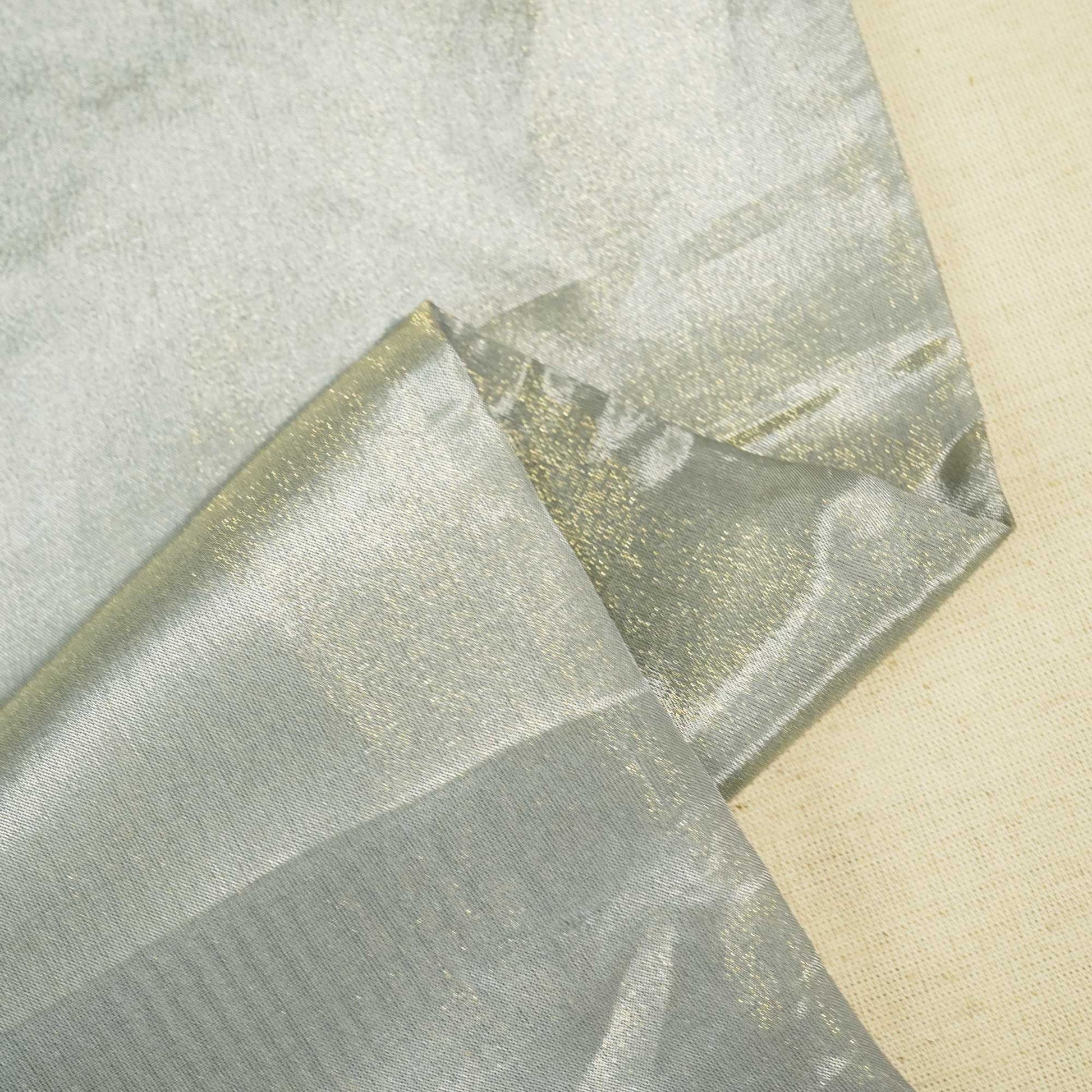 Peach Self Tanchui Cotton Silk Fabric 354 KR-19661