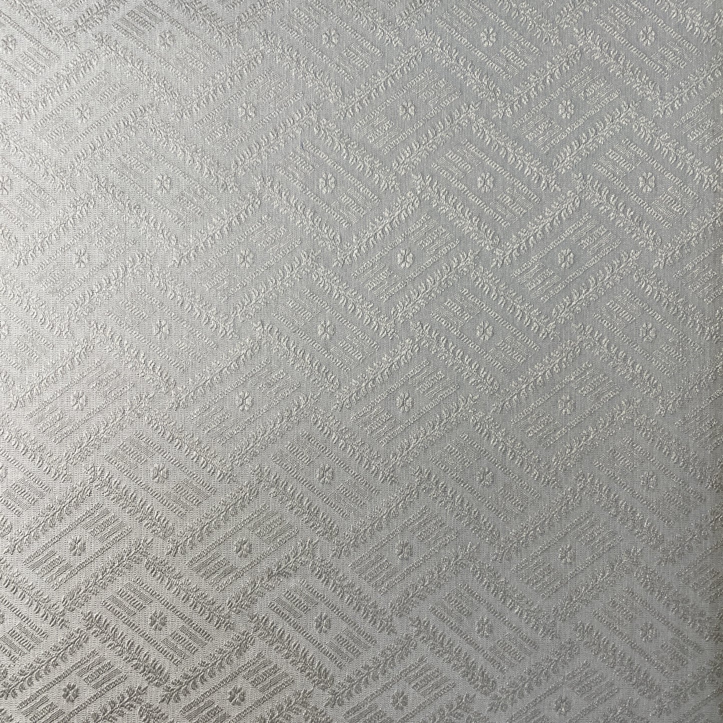 Grey Self Tanchui Cotton Silk Fabric 19662