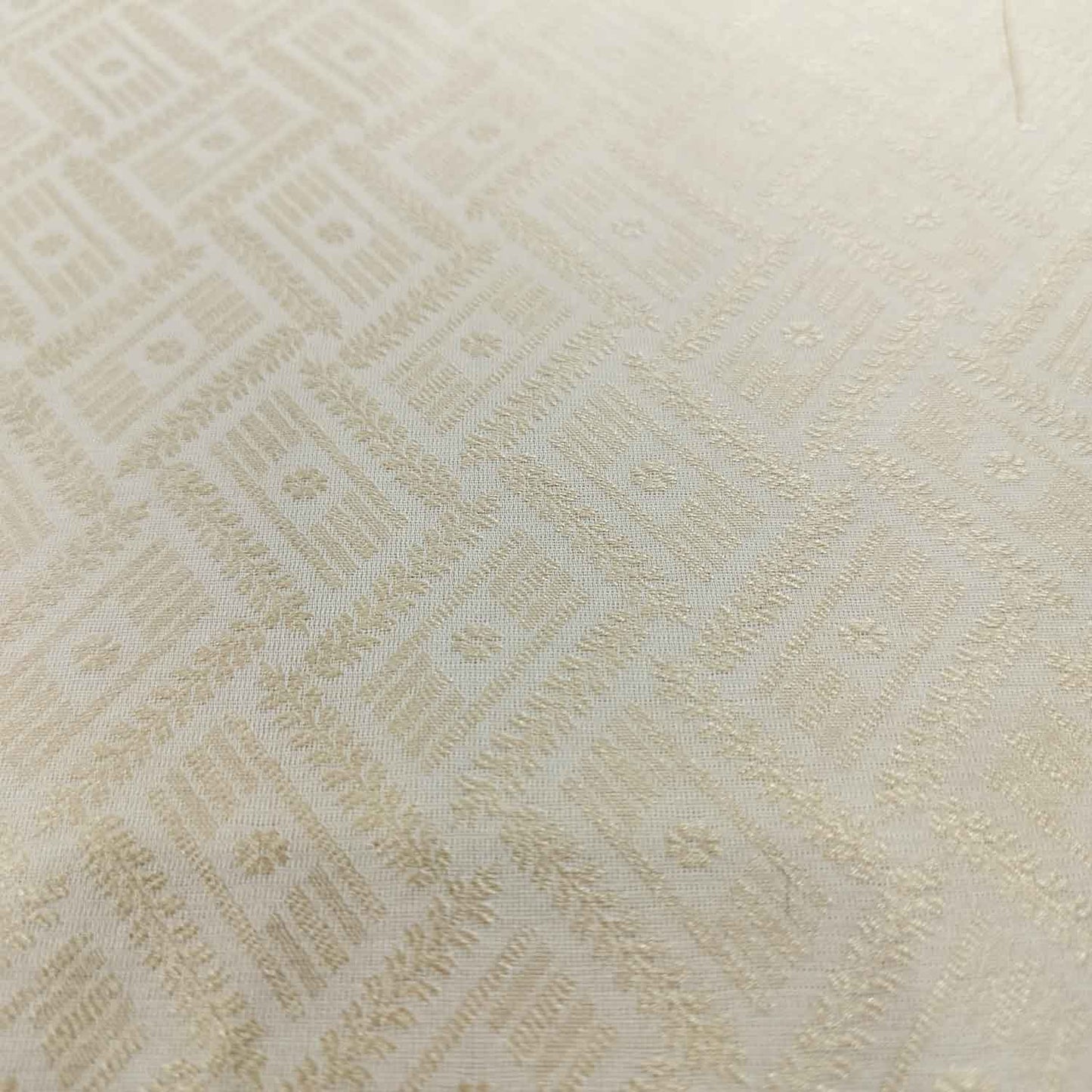 Golden Self Tanchui Cotton Silk Fabric KR-19666