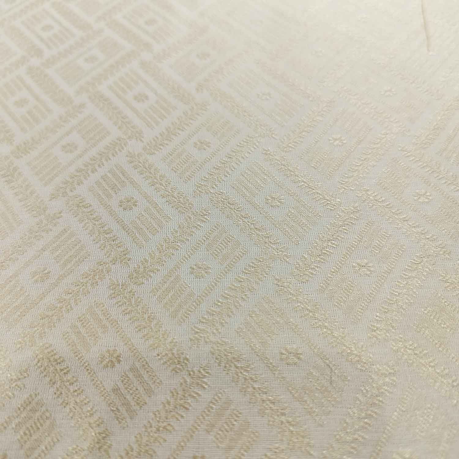 Golden Self Tanchui Cotton Silk Fabric KR-19666