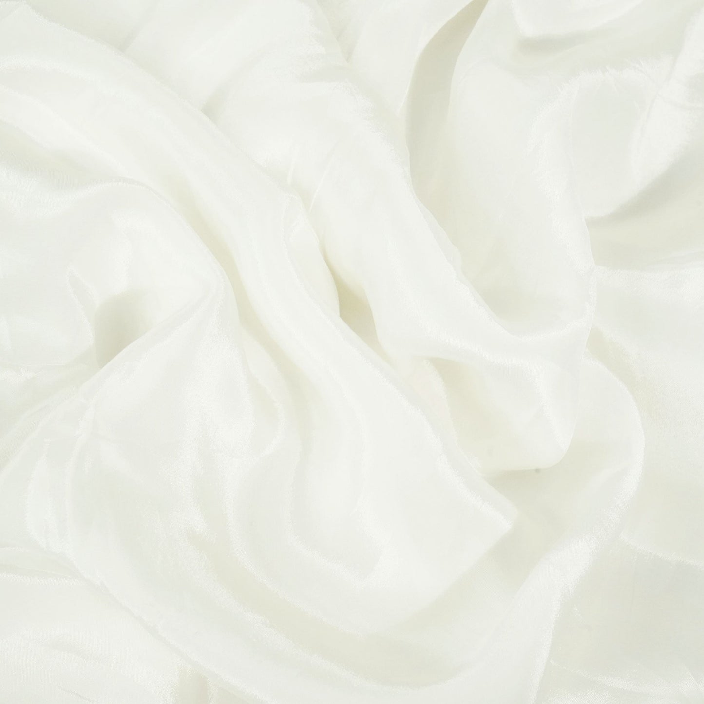White Solid Natural Crepe Fabric 672 FG-19682