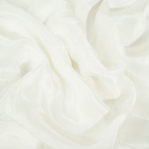 White Solid Natural Crepe Fabric 672 FG-19682