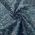Peacock Green Thread Sequins Embroidery Russian Silk Fabric 19684