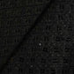 Black Thread Sequins Embroidery Russian Silk Fabric 7999 SB-19688