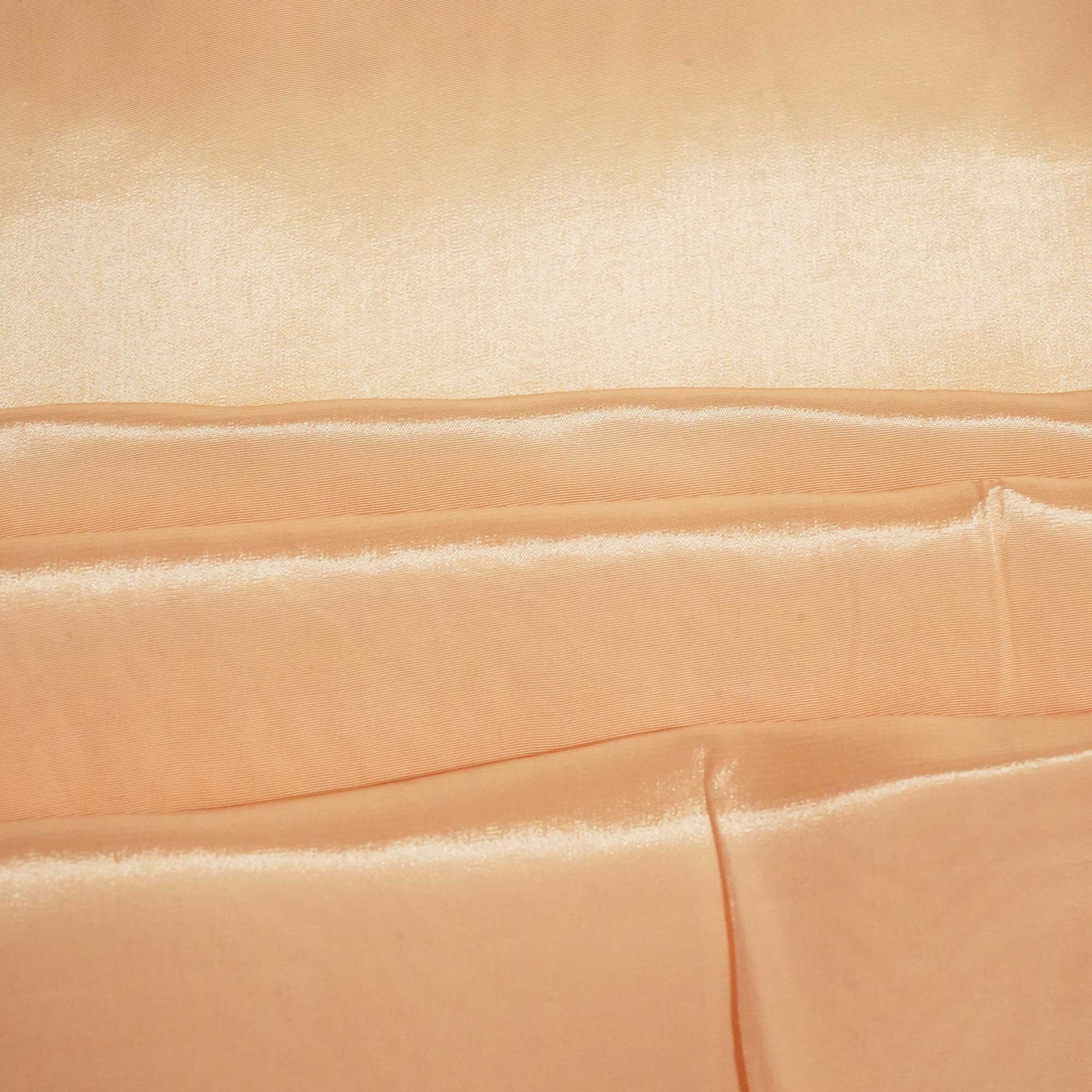 Light Peach Solid Natural Crepe Fabric 01001 GT-19742