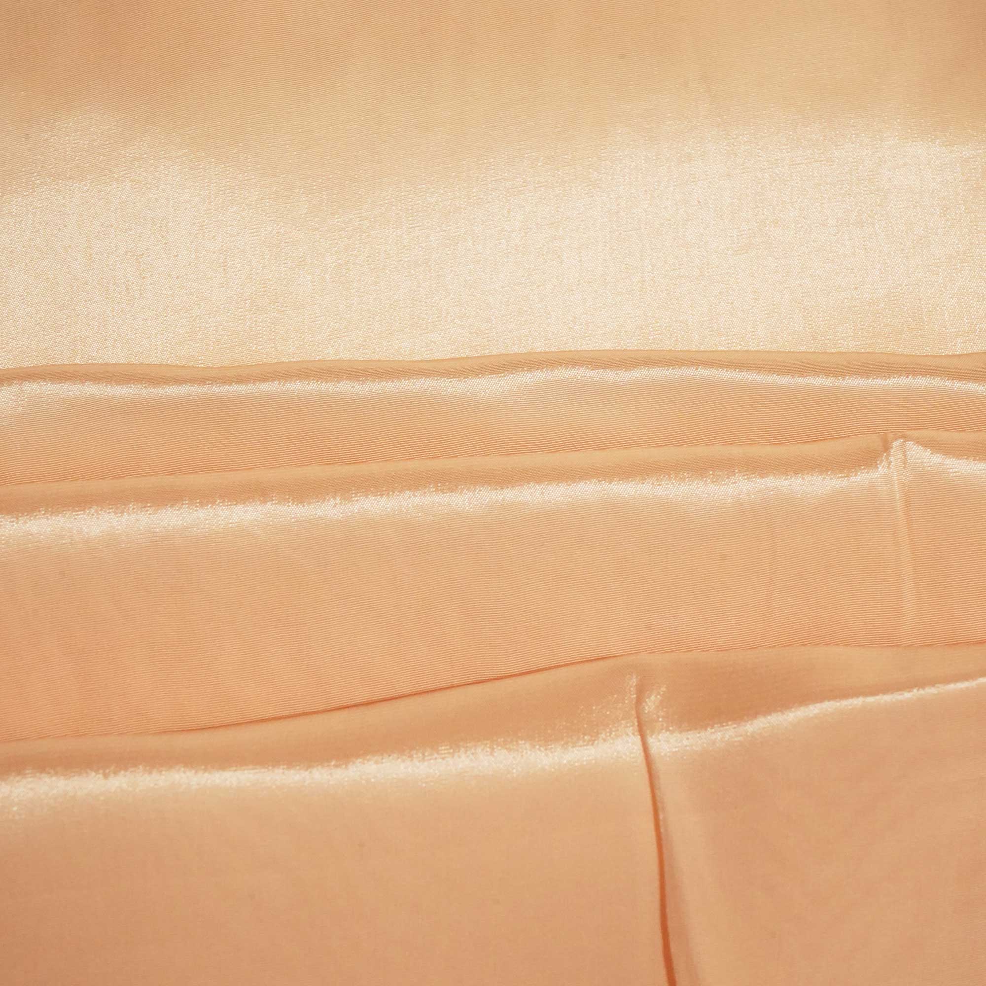 Light Peach Solid Natural Crepe Fabric 01001 GT-19742