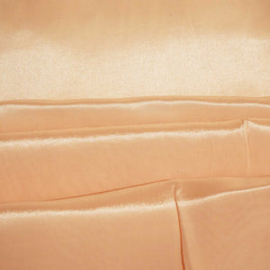 Light Peach Solid Natural Crepe Fabric 01001 GT-19742