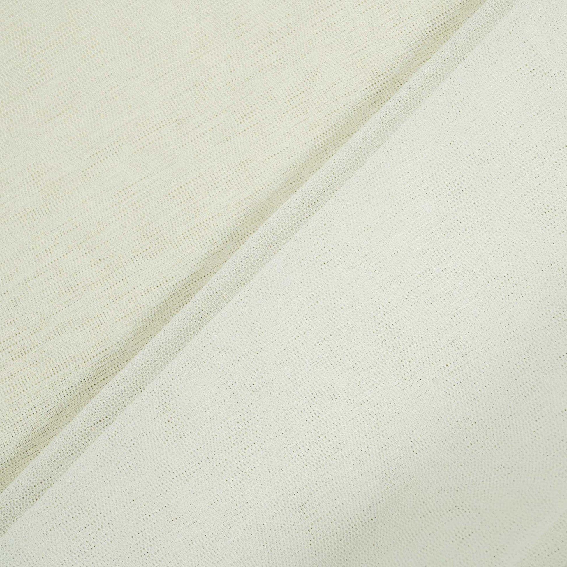 White Solid Mono Net Dyeable Fabric 1416 MN-19743