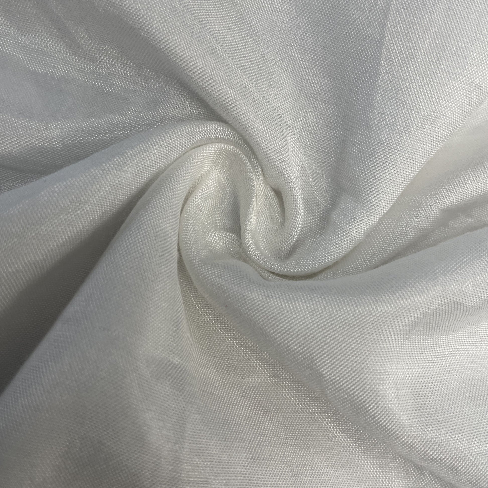 White Solid Muslin Dyeable Fabric 19750
