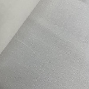 White Solid Muslin Dyeable Fabric 19750