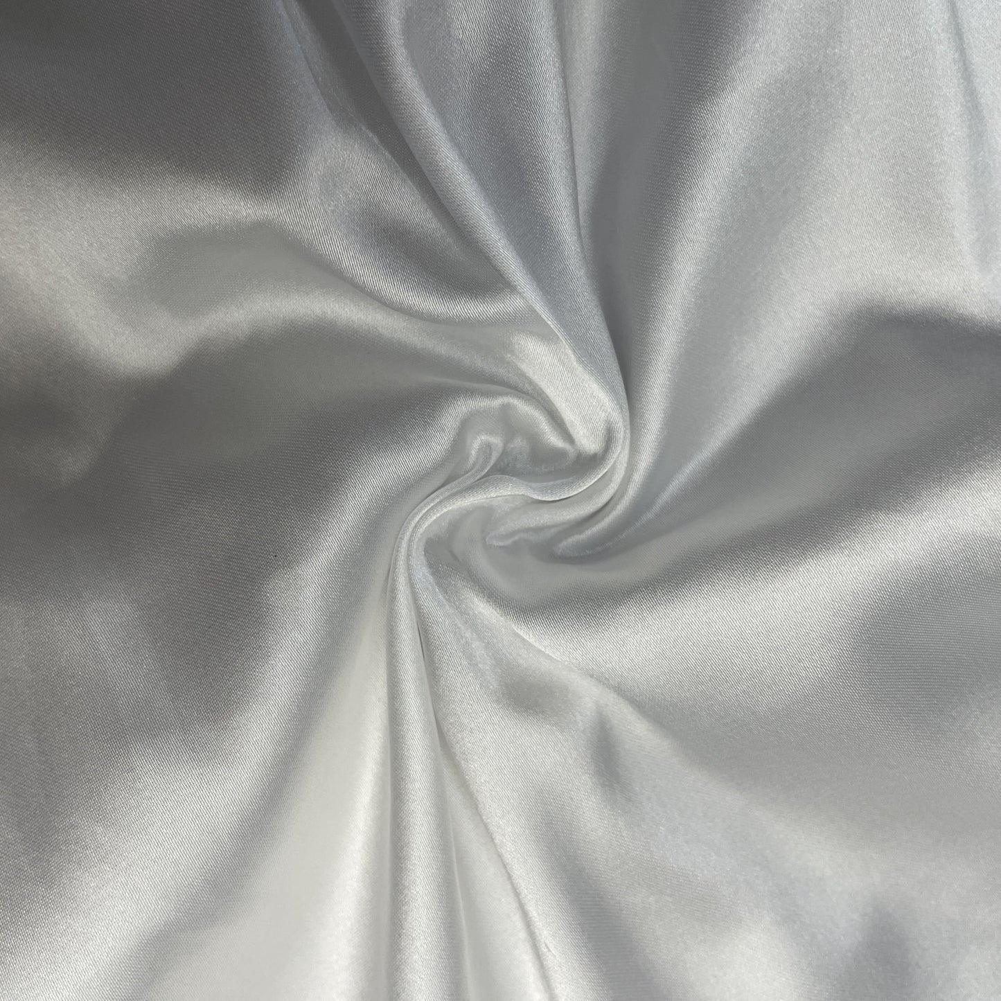 White Solid Nylon Satin Dyeable Fabric 19752