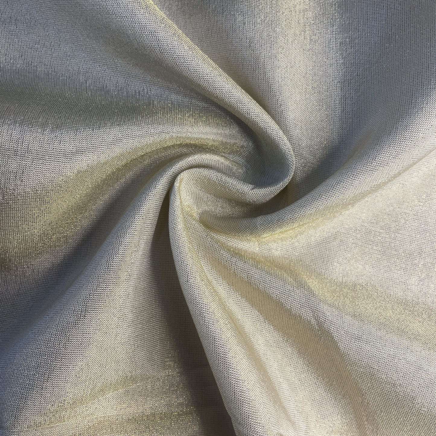 Golden Solid Tissue Jari Gold Dyeable Fabric 19755