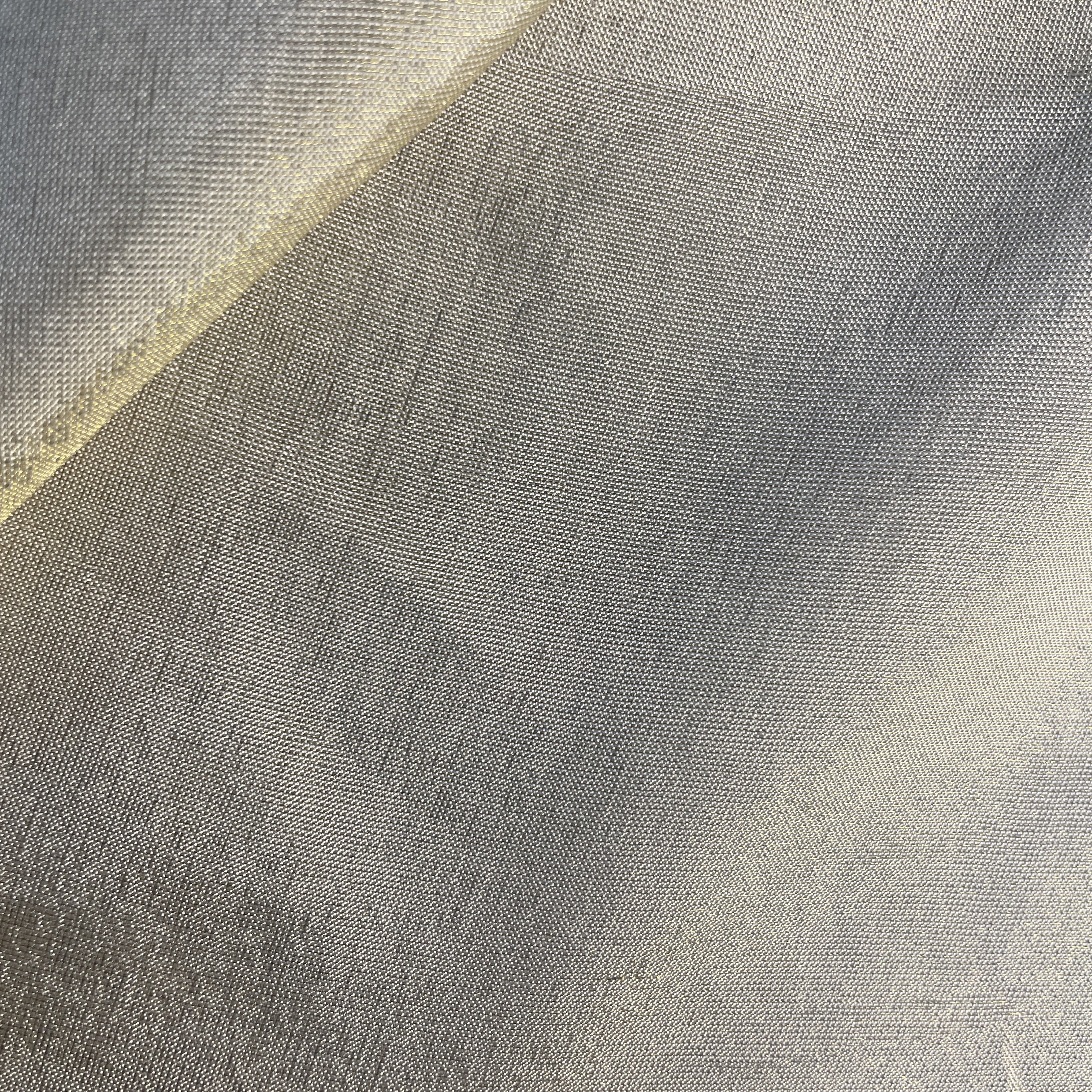 Golden Solid Tissue Jari Gold Dyeable Fabric 19755