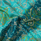 Sky Blue Bandhani Print Dola Silk Fabric