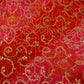 Pink and Red Bandhani Print Dola Silk Fabric 2078 KT-19764