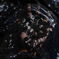 Black Sequins Embroidery Net Fabric 19982