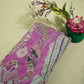 Pink Abstract Print Organza Fabric 2375 KT-19996