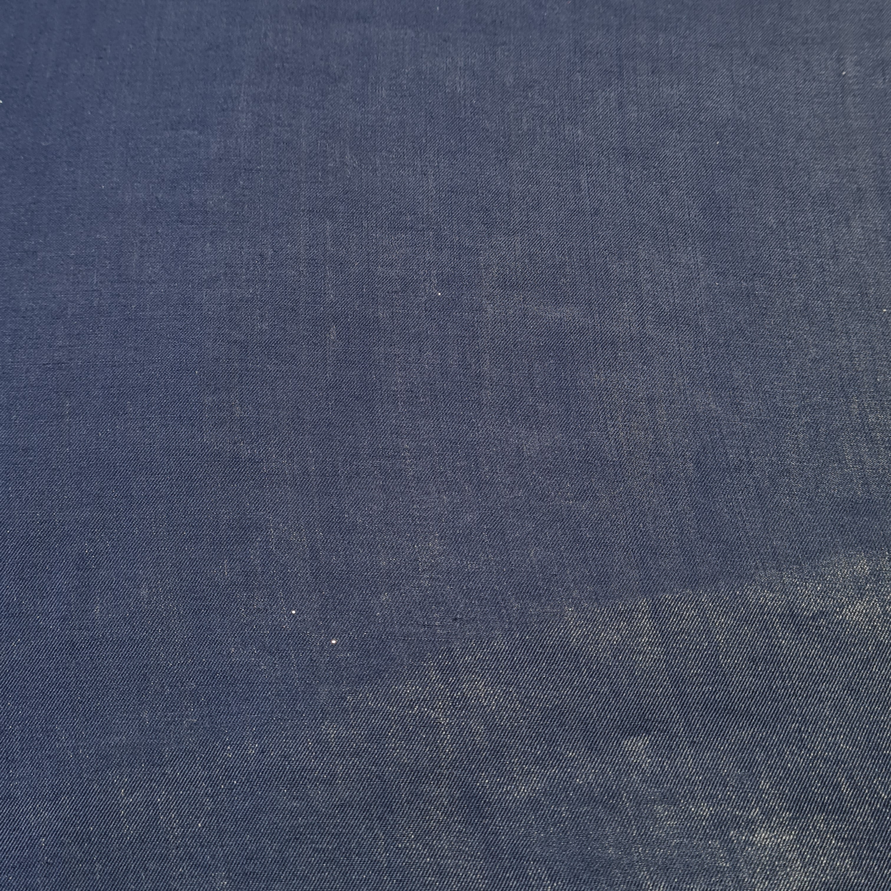 Navy Blue Solid Two Tone Satin Fabric - TradeUNO