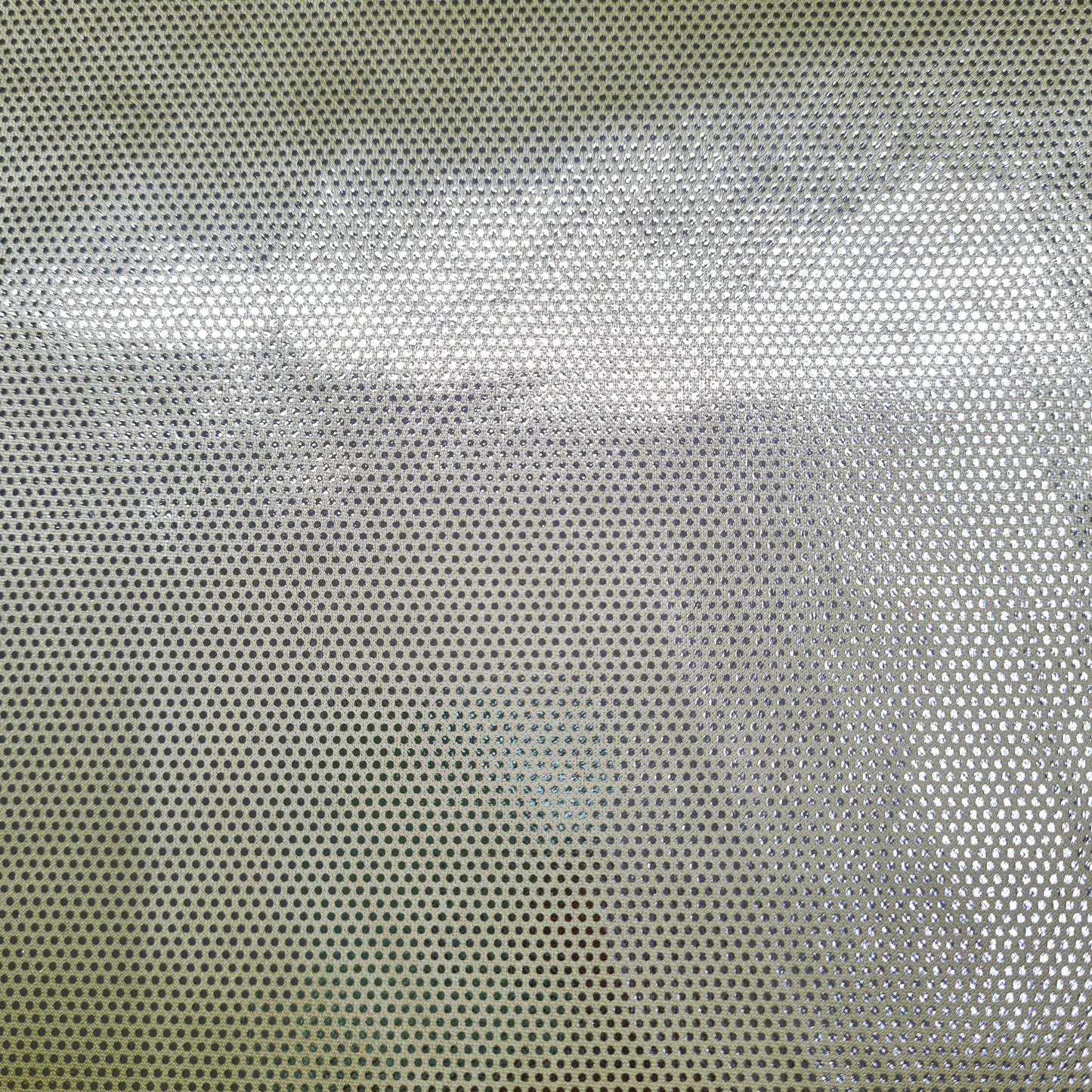 Pastel Yellow Imported Shimmer Foil Knit Lycra Fabric - TradeUNO