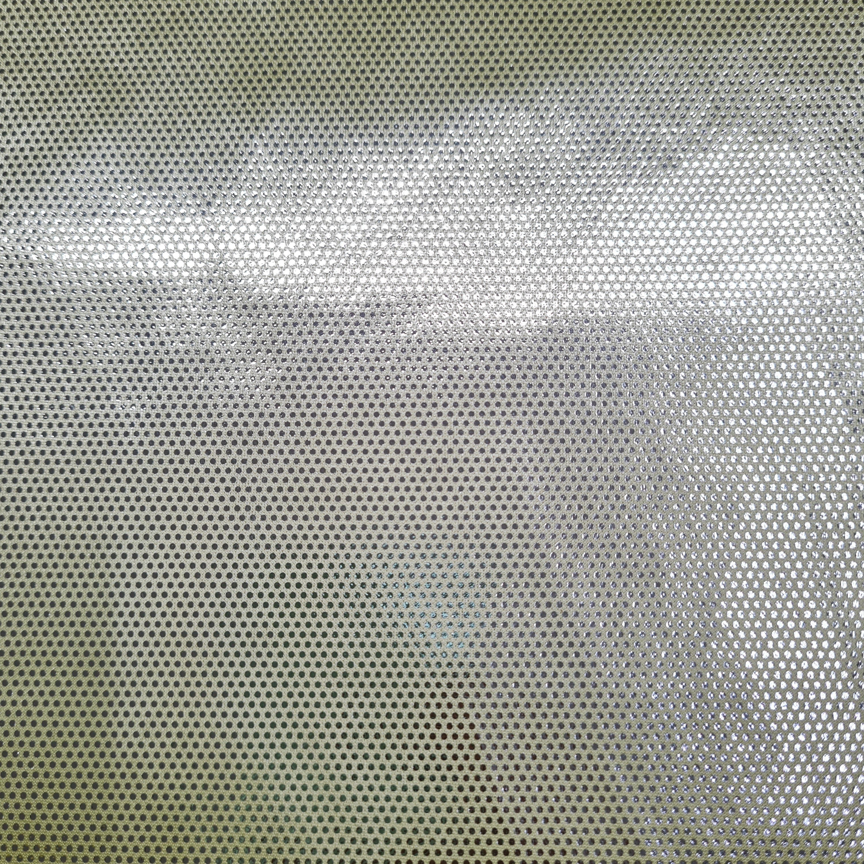 Pastel Yellow Imported Shimmer Foil Knit Lycra Fabric - TradeUNO