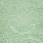 Mint Green Floral Embroidery Organza Fabric