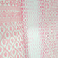 White & Pink Traditioanl Print Cotton Blended Fabric - TradeUNO