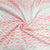 White & Pink Traditioanl Print Cotton Blended Fabric - TradeUNO